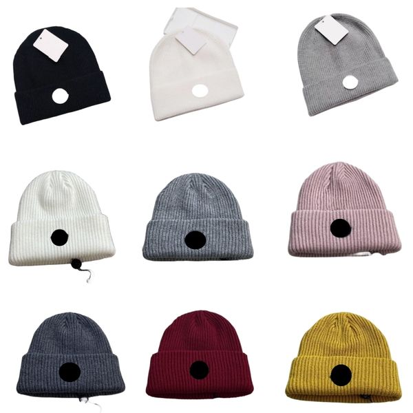 

Bonnet Beanie Cap Knitting Designer Caps Autumn and Winter New Wool Knitted Hat Official Website Version 1:1 W