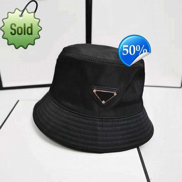 

beltPra Man Bucket Hat Mens Cap Womens Designer Trucker Hats Mens Triangle Badge Beanie Wide Brim Hats Casquettes Unisex Outdoor Casual Fashion Caps Beach Capsc, Brown