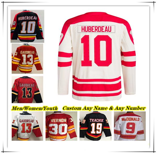 

Jonathan Huberdeau Calgary Heritage Classic Hockey Jersey Elias Lindholm Nazem Kadri Jacob Markstrom Noah Hanifin Andrew Mangiapane Adam Ruzicka Dillon Dube, Black