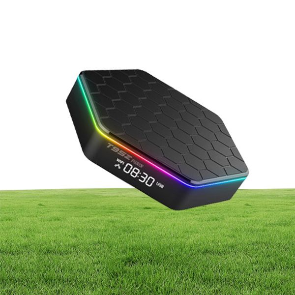 Android TV Box T95Z Plus Android 12 TV Box 4GB 64GB ROM Support WiFi6 Ethernet Output Plugs Bluetooth Ultral HD 6K