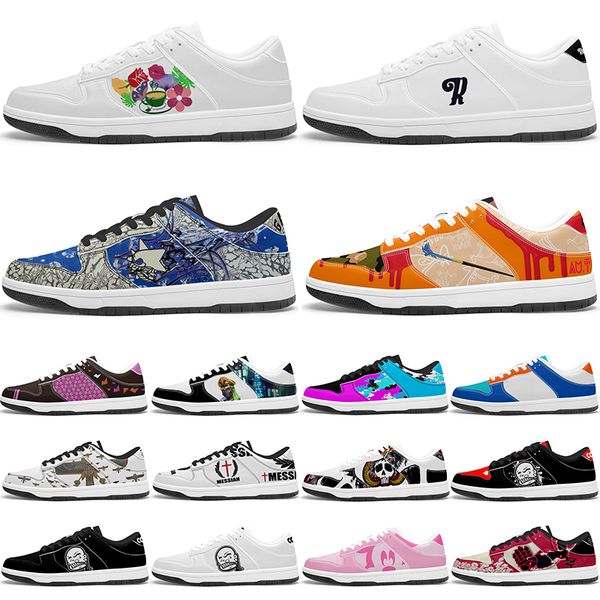 

custom fashionable Glossy Diy shoes mens womens white red black outdoor sneakers sports trainers 39757