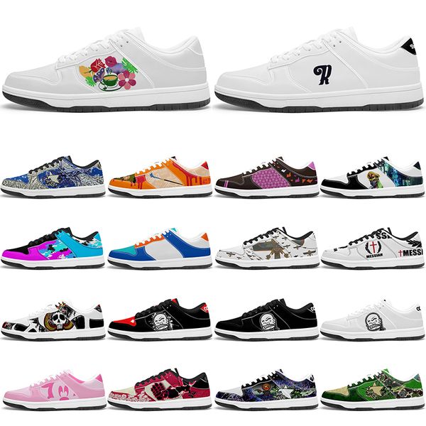 

custom lovely fashionCasual Diy shoes mens womens white red black outdoor sneakers sports trainers 37803