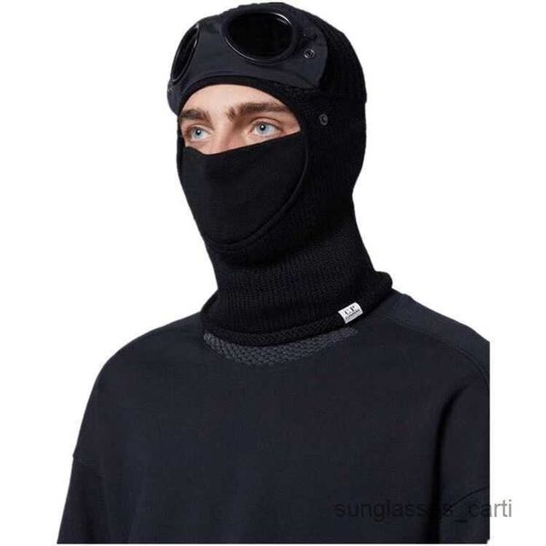

Bonnet Cp Autumn Winter CP Designer Outdoor Cycling Windproof Warm Men and Women's Unisex Masked Knitted Hat Personalized