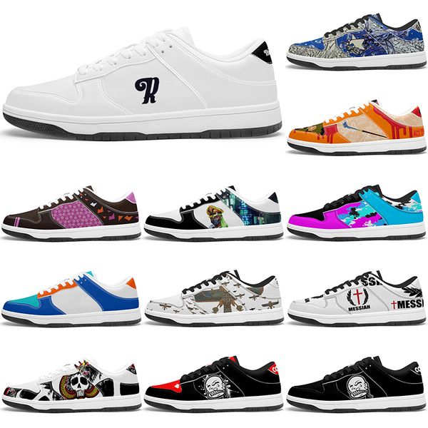 

custom Glossy comfortable Casual Diy shoes mens womens white red black outdoor sneakers sports trainers 41588