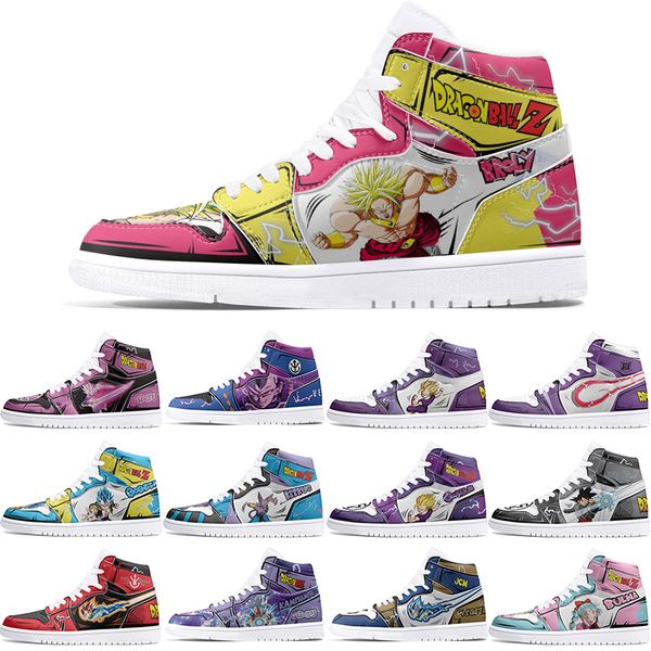 

New Customized Shoes 1s DIY shoes Basketball Shoes damping boys girls Anime Character Customization Personalized Trend Outdoor Shoe