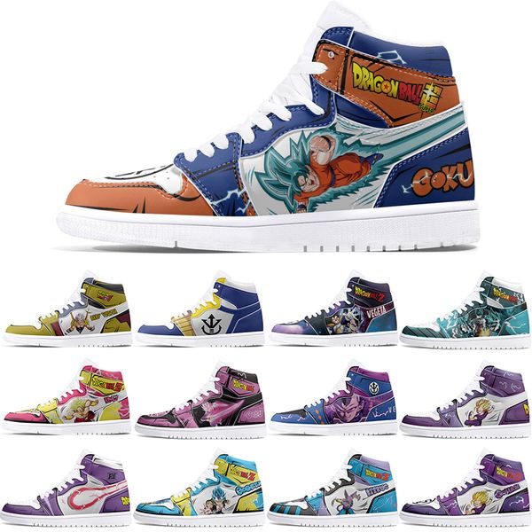 

New Customized Shoes 1s DIY shoes Basketball Shoes damping boys 1 Anime Character Customized Personalized Trend Versatile Outdoor sneaker