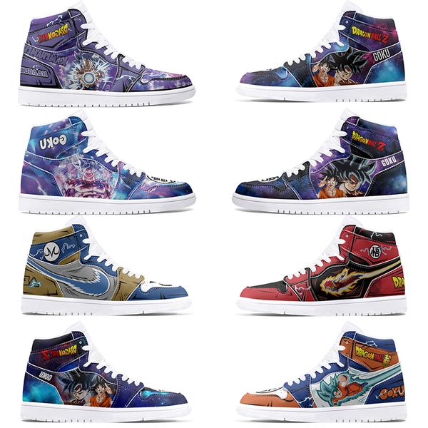

New Customized Shoes DIY Sports Basketball Shoes Men's 1 Women's 1 Fashion Anime Customized Character Sports Shoes Outdoor Sports Shoes