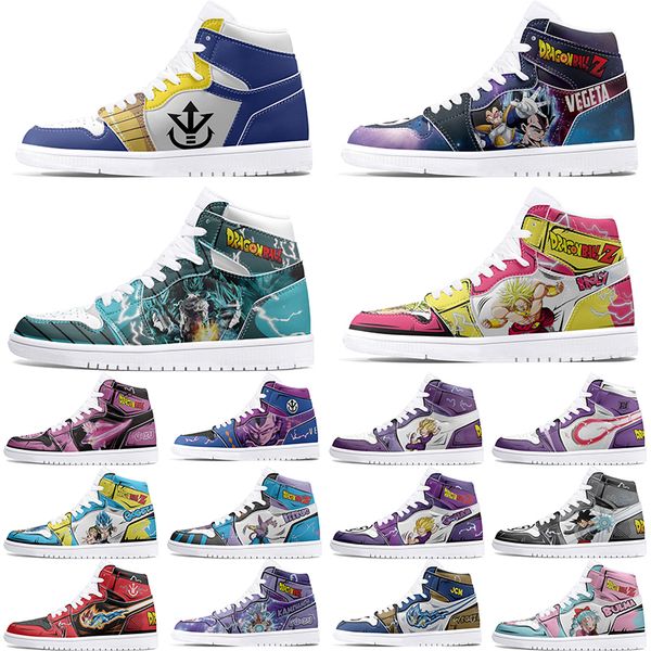 

New Customized Shoes 1s DIY shoe Basketball Shoes damping Males 1 Female 1 Anime Character Customized Personalized Trend Versatile Outdoor Shoes