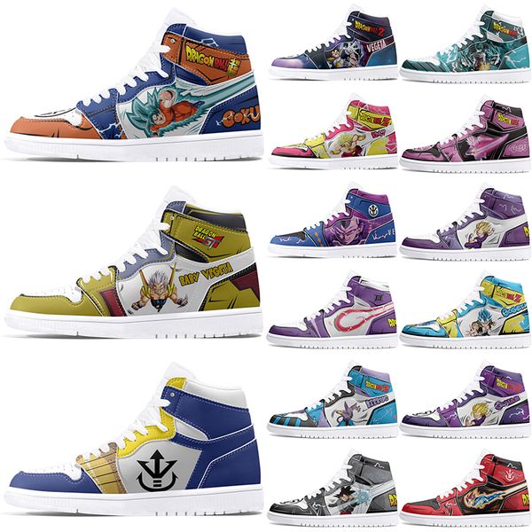 

New Customized Shoes 1s DIY shoes Basketball Shoes damping Men's Women's Cartoon Anime Customization Trend Outdoor Shoe