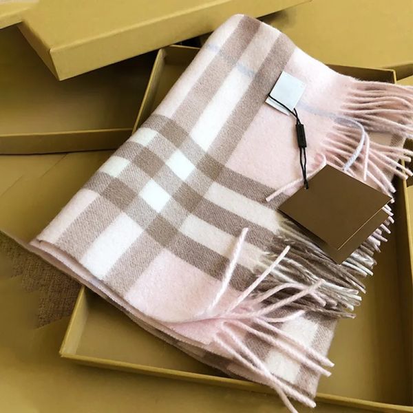 

Designer Echarpe Cashmere Winter Scarf Plaid Fashion Women Long Classic Quality Printed Soft Wraps Headband Check Wool Gift W Echarpe