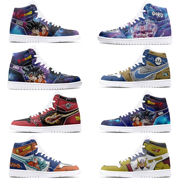 

New Customized Shoes DIY Sports Basketball Shoes Men's 1 Women's 1 Fashion Anime Customized Character Sports Shoes Outdoor Sports Shoes 1S