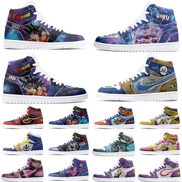 

New Customized Shoes DIY Sports Basketball Shoes Men 1 Women 1 Anime Customized Character Trend Versatile Outdoor Sports Shoes 1s
