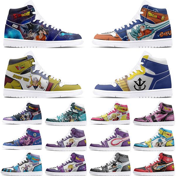 

New Customized Shoes DIY Sports Basketball Shoes males 1and females 1 Anime Customized Character Trend Versatile Outdoor Sports Shoes 1s