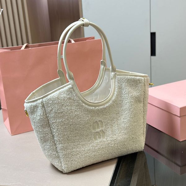 

designer bag M home Handbag Large capacity Tote bag Women's shopping bag Fashion casual plush bag