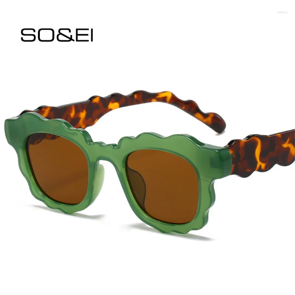 

Sunglasses Fashion Irregular Square Jelly Color Women Clear Gradient Shades UV400 Men Trending Unique Sun Glasses