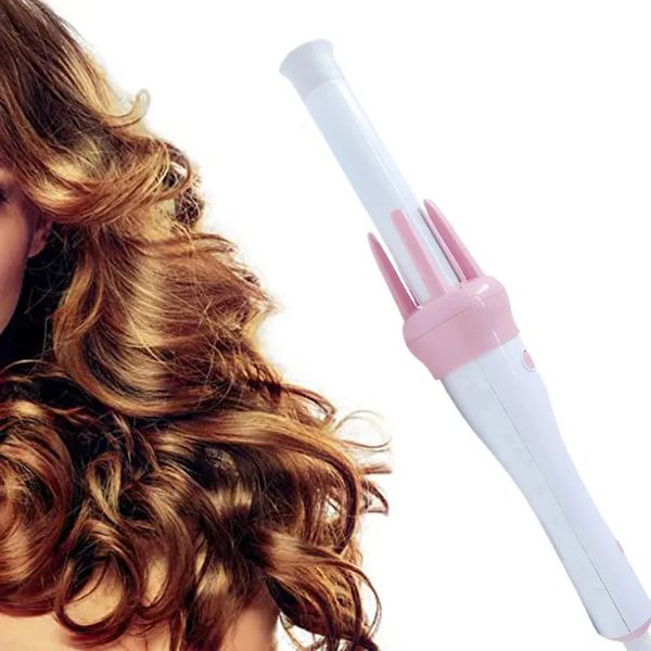 

28mm Ceramic Rotating Iron Automatic Curler Wand Hair Stick Professional Curg Irons Styg Tools 231024, Black
