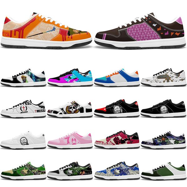 

custom clean Glossy Diy shoes mens womens white red black outdoor sneakers sports trainers 27219