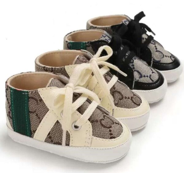 

First Walkers 2023 Toddler Walker Baby Shoes Classical Sport Soft Sole Cotton Crib Moccasins Casual 0-18 Months, Khaki