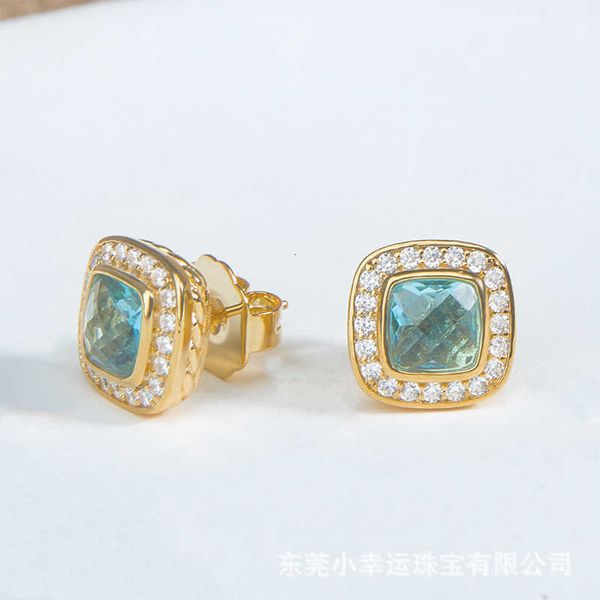 

DY Earrings Designer Luxury Jewelry Top jewelry earrings Four Square Earring Popular 7mm Petite Earrings Christmas gifts High quality fashion luxury accessories