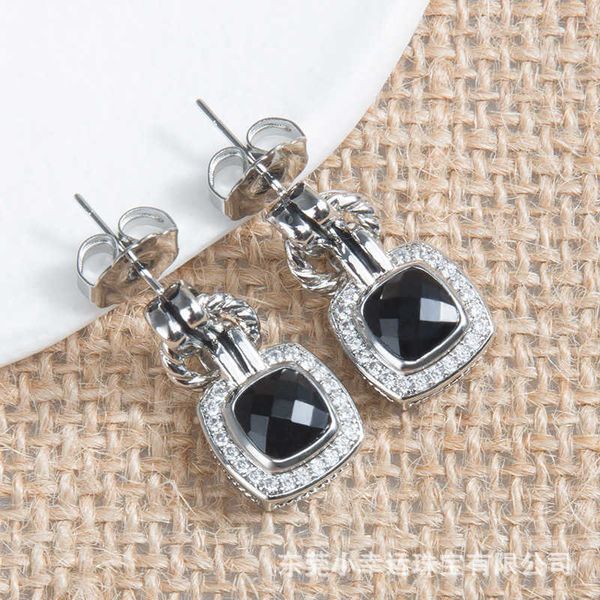 

DY Earrings Designer Luxury Jewelry Top jewelry popular 7MMLink earrings with button thread earrings jewelry Christmas gifts High quality fashion accessories