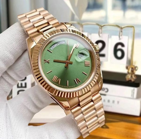 

Watch Quality Watch Mens Watch 41mm 2813 Automatic Movement Week Display Waterproof 316 Stainless Steel Date Display Watch Menwatch Designer Watch, Rz5