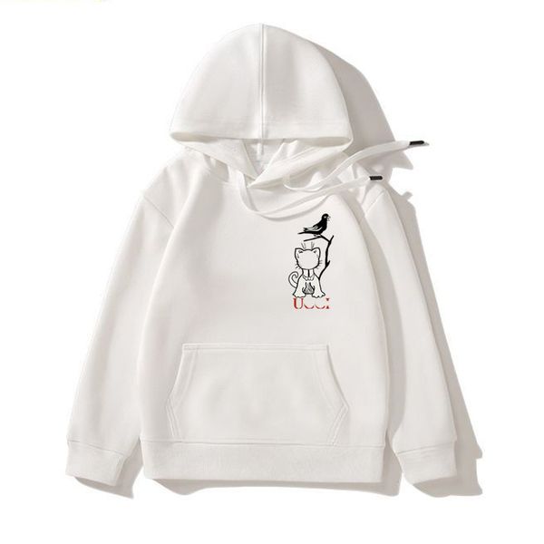 

Kid Luxury Sweatshirts Kids Designers Cartoon Printed Hooded Boys Girls Brand Sweaters Top Baby Children Clothing esskids CXD2310266, Red