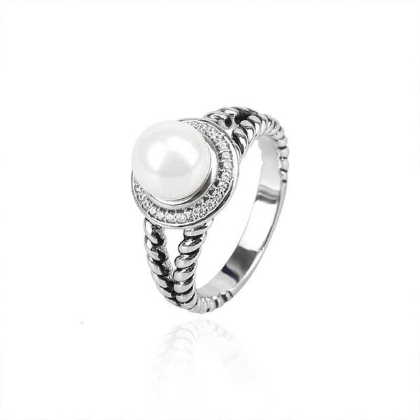 

DY Ring Designer Luxury Jewelry Top jewelry Dy Imitation Pearl with Diamond New INS high quality fashion accessories for Christmas gifts