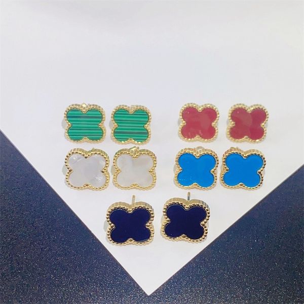 

Van Clover necklace Designer Luxury New Classic vanly cleefly Clover Pendants Women Four Leaf Pendant Necklaces Bracelet Earring Jewelry Womens Engagement Party