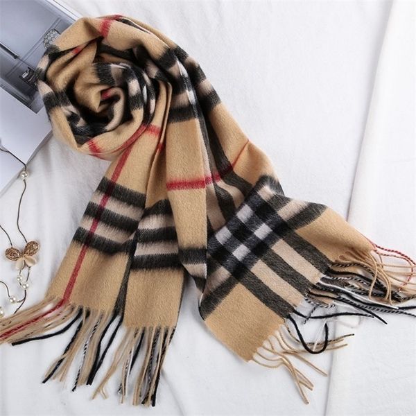 

Echarpe Designers Winter Soft Wool Scarves Unisex 100% Cashmere Designer Scarf YC05