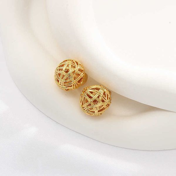 

Designer Earstuds loews Luxury jewelry top accessories Ear studs female wool ball Spanish trendy brand Earstuds s925 Silver needle jewelry Christmas gift jewelry