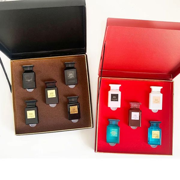 

Luxury Perfume Set 7.5ml 5 Pieces Suit Spray Q Version for Gift Box EDP Long Lasting Fragrance Brand Unisex Charming Scent Wholesale