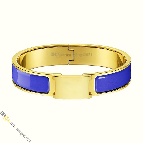 

Designer Bracelet Jewelry Designer for Women Classic Clic H Bangle Titanium Steel & Enamel Gold-Plated Never Fading Non-Allergic,Gold Bracelet; Store/21417581