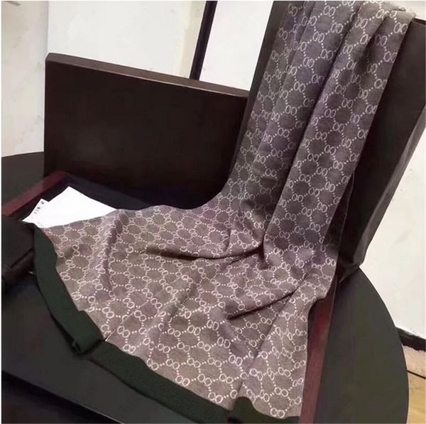 

Mens Scarf Designer Wraps Wool Knitted Scarves Mens Winter Warm Shawl Fashion Unisex Double Letter Womens Scarf Top Quality 180 * 30 5aaaaa