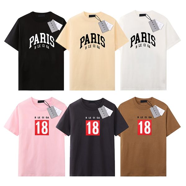 

Mens Designer T-Shirt Luxury Brand Ba T Shirts Mens Womens Short Sleeve Tees Summer Shirts Hip Hop Streetwear Tops Shorts Clothing Clothes Various Colors-33, 2-1