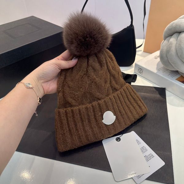 

Beanie Designer Beanie Knit Cotton Hat Men Women Exquisite Trend Versatile Fall and Winter Warm Cashmere Breathable Universal T, Color5