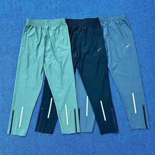 

sweatpants tech Mens sports pants pants Summer Ice silk running pants Casual quick drying pants Fitness pants Fashion street pants, Gray 04