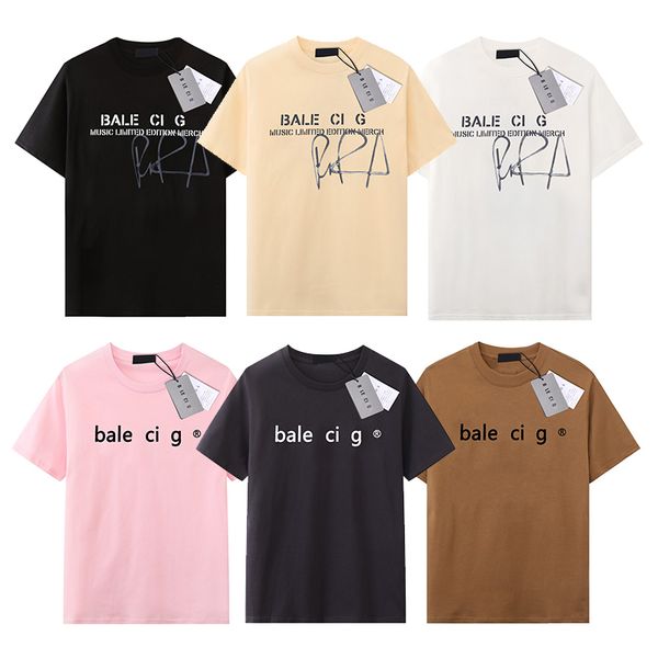 

Mens Designer T-Shirt Luxury Brand Ba T Shirts Mens Womens Short Sleeve Tees Summer Shirts Hip Hop Streetwear Tops Shorts Clothing Clothes Various Colors-13, 2-4
