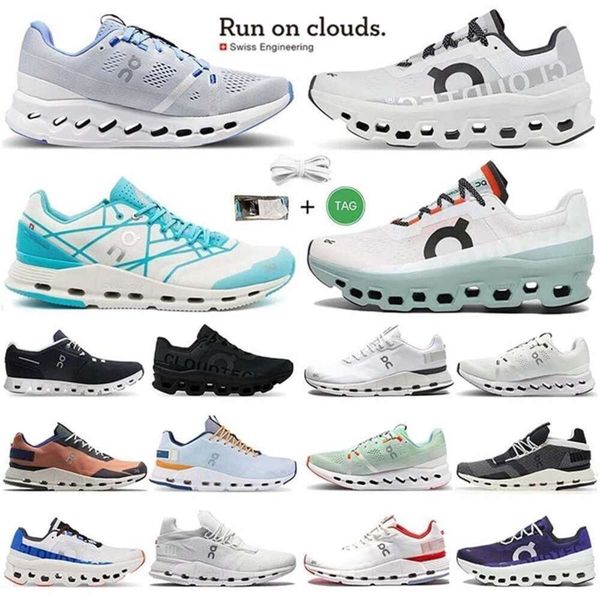 

High Quality Designer Running Cloud On X 1 Shoes Cloudsurfer All White Lumos Black Frost Cobalt Eclipse Turmeric Acai Purple Cobalt White Frost Men Trainers Spo, Color#18