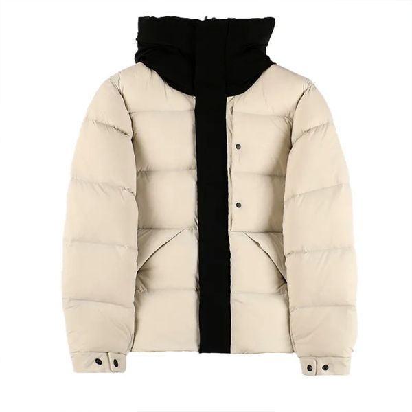 

Topstoney 2023 Men' Glossy Down Jacket Couples' White Duck Down Padded Casual Warm Coat Autumn and winter coat clothing brand factory outdoors Casual puffer Jacket, Beige