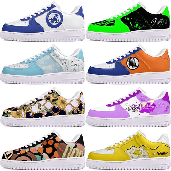 

DIY shoes winter beautiful lovely autumn mens Leisure shoes one for men women platform casual sneakers Classic cartoon graffiti trainers comfortable sports 75382