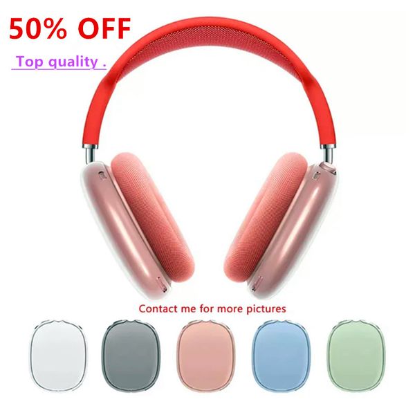 

For Airpods Max Headband Headphone Accessories Transparent TPU Solid Silicone Waterproof Protective case AirPod Maxs Pro 2 Headphones Headset cover Case