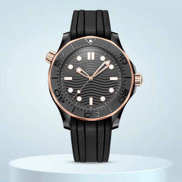 

watches high quality mens watch jason007 Anniversary 41MM Automatic Mecheancal Ceramic Bezel Mens Watches Watch Blue Dial Stainless Steel Band 8215 movement watch, M4