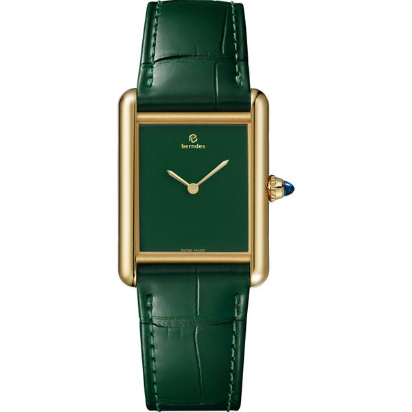 

Tank Watch Fashion couple watch simple appearance modeling imported calfskin sapphire inset suitable for party travel golden generous, Sss 10