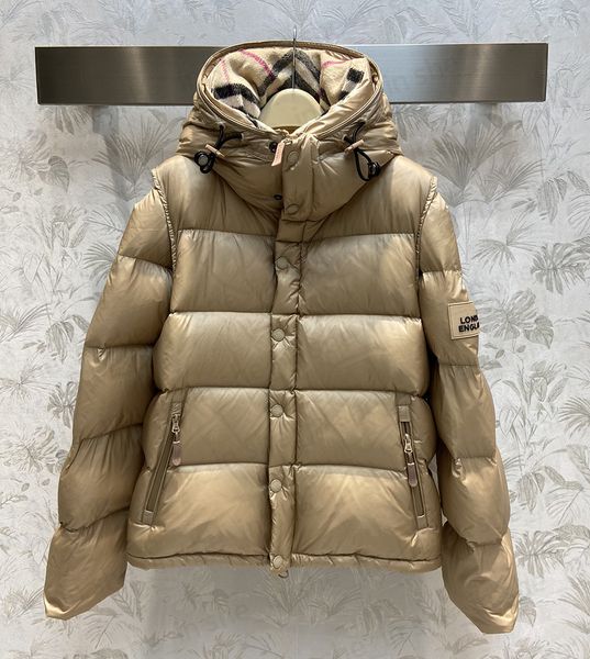 

Mens Puffer Jackets Winter Womens Coats Fashion Puff Jacket Classic Down Parkas Coat Letters Striped Hooded Outerwear Detachable 23fw S-L, Khaki