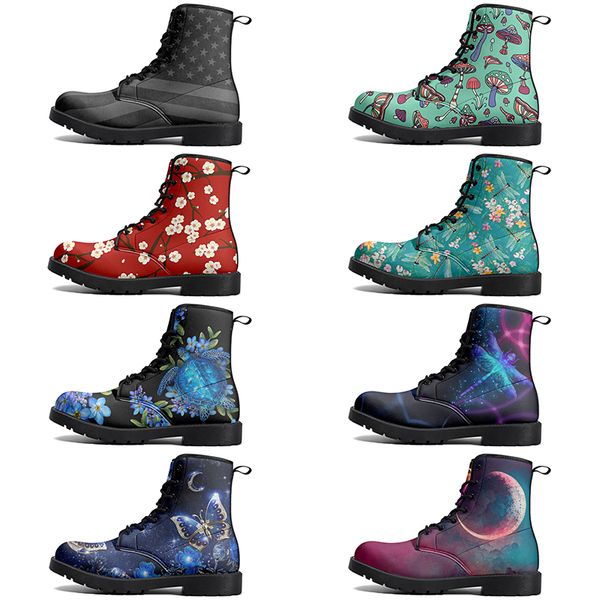 

DIY new Classic Martin Boots Non-slip autumn winter man women Versatile trend hot Customized warm Fashion Versatile Elevated Casual Boots 65633