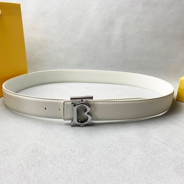 

Luxury Designer belt Cowhide Classic Fashion Belt Width 3.8cm men women 3 colors available belt Highly Quality with Box Womens Waistband, White