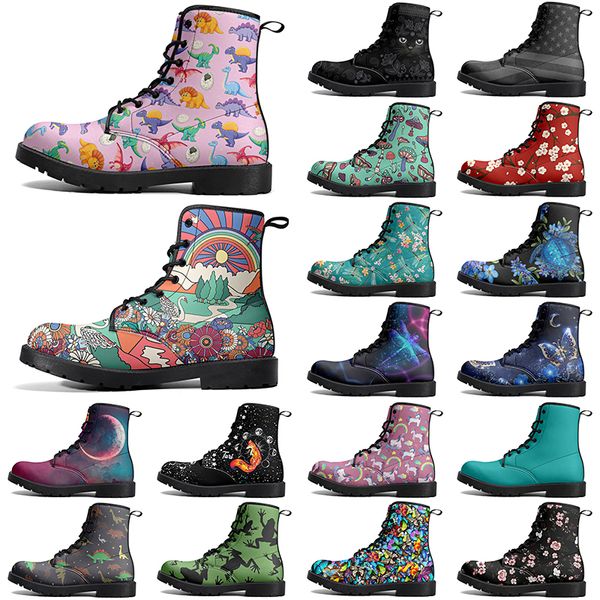 

DIY new Classic Martin Boots Non-slip autumn winter man women Versatile cool trend Customized warm Fashion Versatile Elevated Casual Boots 68512