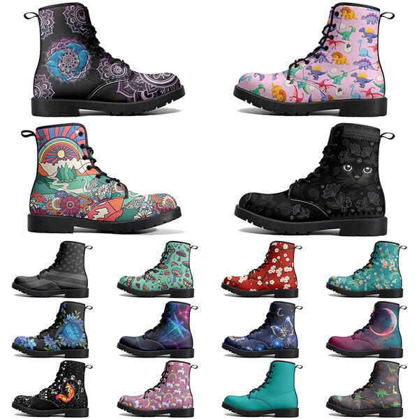 

DIY new Classic Martin Boots Non-slip autumn winter man women Versatile cool Customized warm Fashion Versatile Elevated Casual Boots 65536