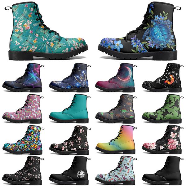 

DIY new Classic Martin Boots Non-slip autumn winter man women Versatile cool trend Customized warm Fashion Versatile Elevated Casual Boots 66220