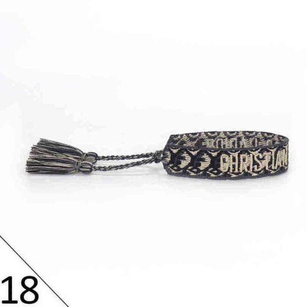 

fashion designers adjustable bracelet luxury woven friendship rope bangle brand women vintage braided men embroidery tassel bracelets jewelr, Golden;silver